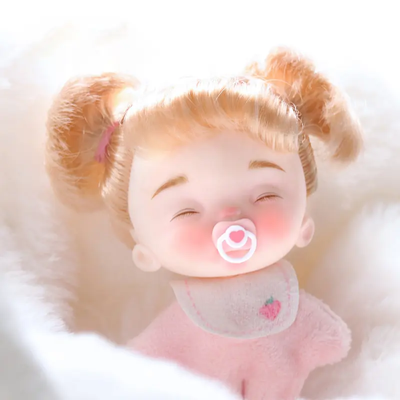 5Pcs Lovely Mini Doll Pacifier Play House Supplies Dummy Nipples For OB11 BJD Doll Baby Dolls Kids Toy Baby Pacifier Accessories