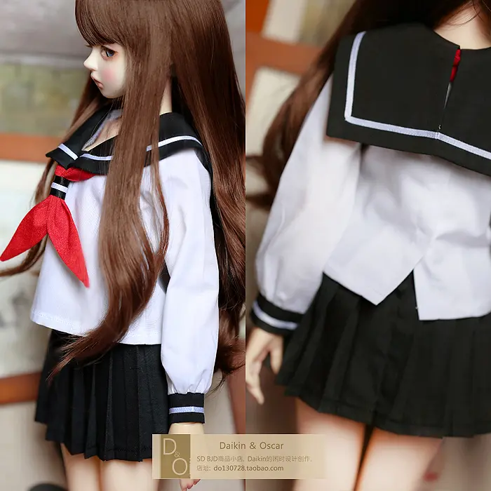 60CM BJD Doll Cute clothes Only clothes JK uniform Variety of clothes 1/3 1/4 1/6 Doll accessories Children's toys Kawaii