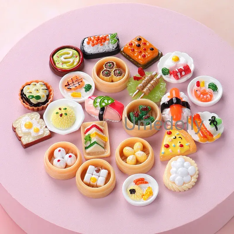 1:6 Scale Miniature Dollhouse Supermarket Food Snacks Mini Cake Wine Drink for Blyth OB11 BJD Doll Accessories Kids Gift