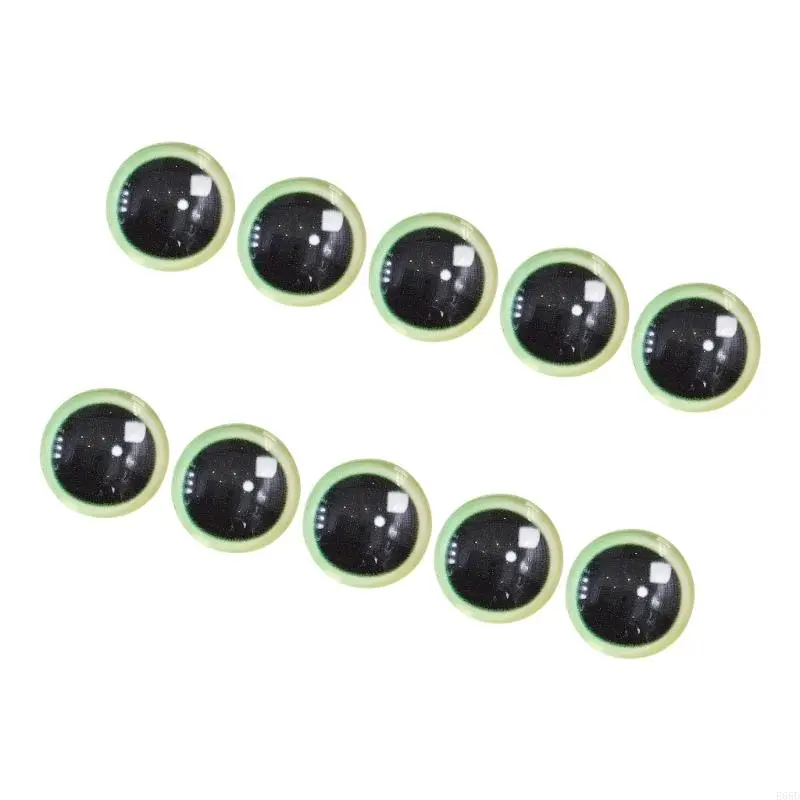 Plastic Eye Set for Craft Doll Eyes Semi Sphere for Crocheting Handmade Toy Crocheting Doll Toy Multiple Color E65D