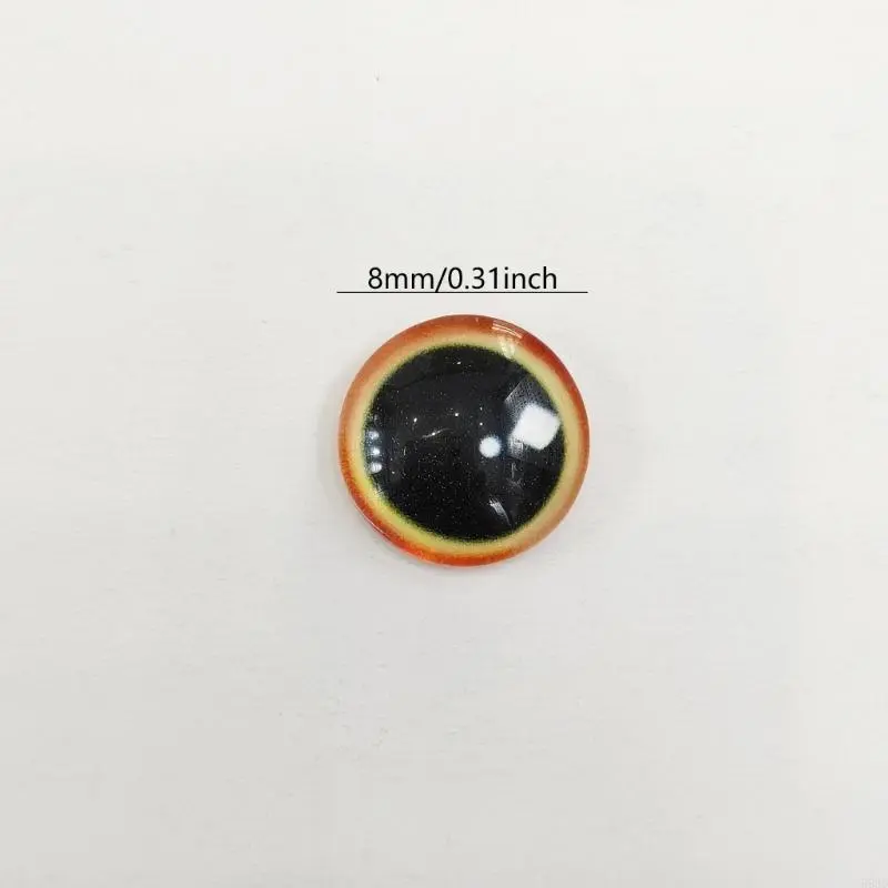 Plastic Eye Set for Craft Doll Eyes Semi Sphere for Crocheting Handmade Toy Crocheting Doll Toy Multiple Color E65D