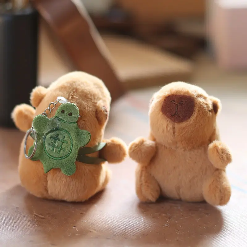 1/2/4/6PCSPP Cotton Net Red Lovely Cute Cute Capybara Water Dolphin Pendant Plush Toy Doll Bag Charm Keychain Doll Doll Dolls