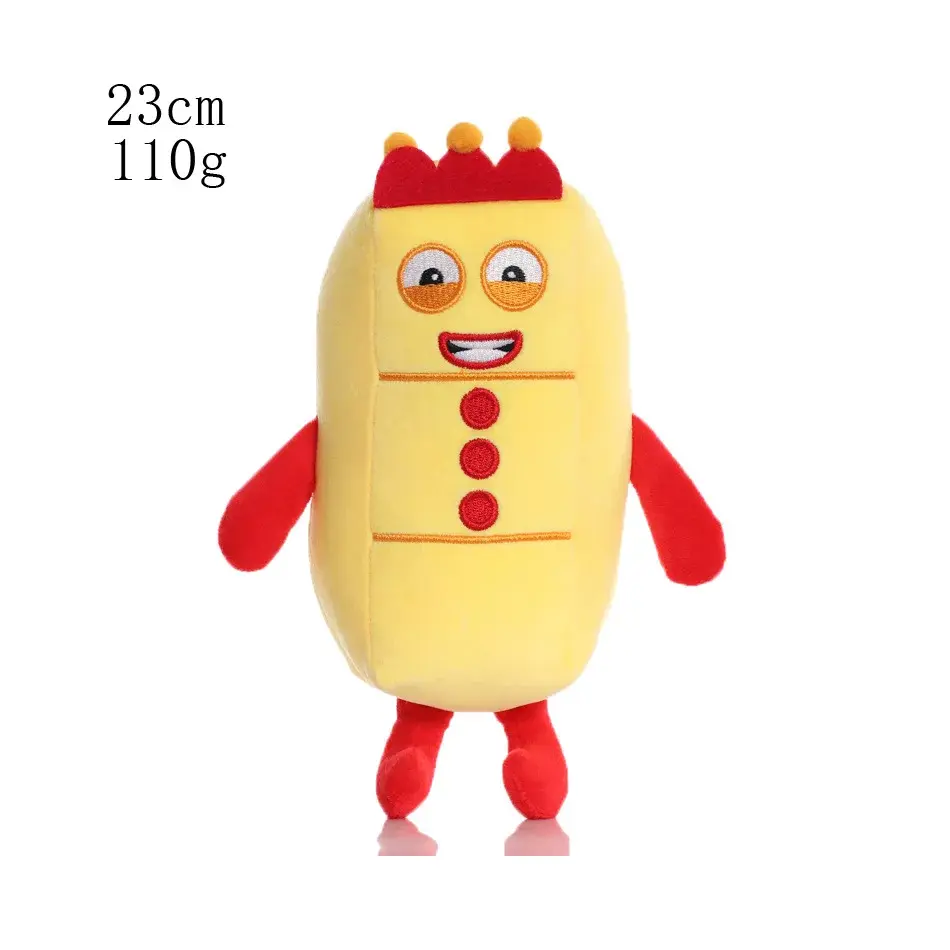 14-18cm Cartoon Number Plush Doll Toys Educational Stuffed Movie Anime Kids Early Childhood Birthday Christmas Gift
