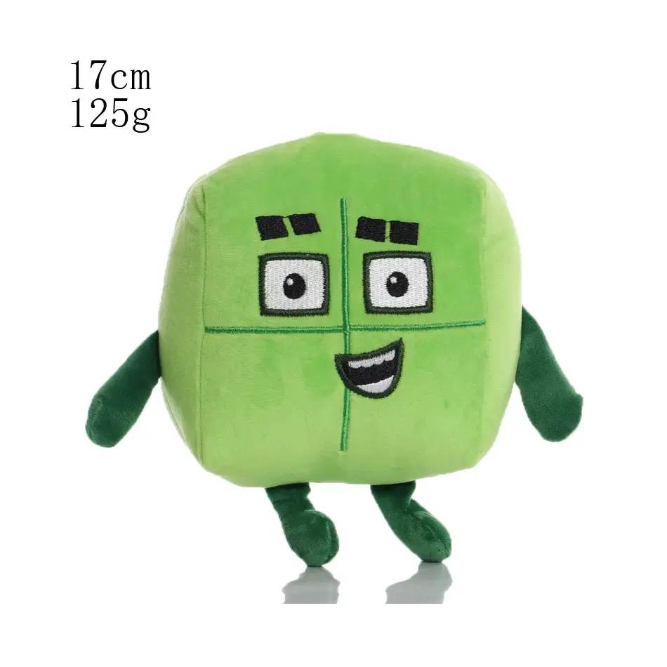 14-18cm Cartoon Number Plush Doll Toys Educational Stuffed Movie Anime Kids Early Childhood Birthday Christmas Gift