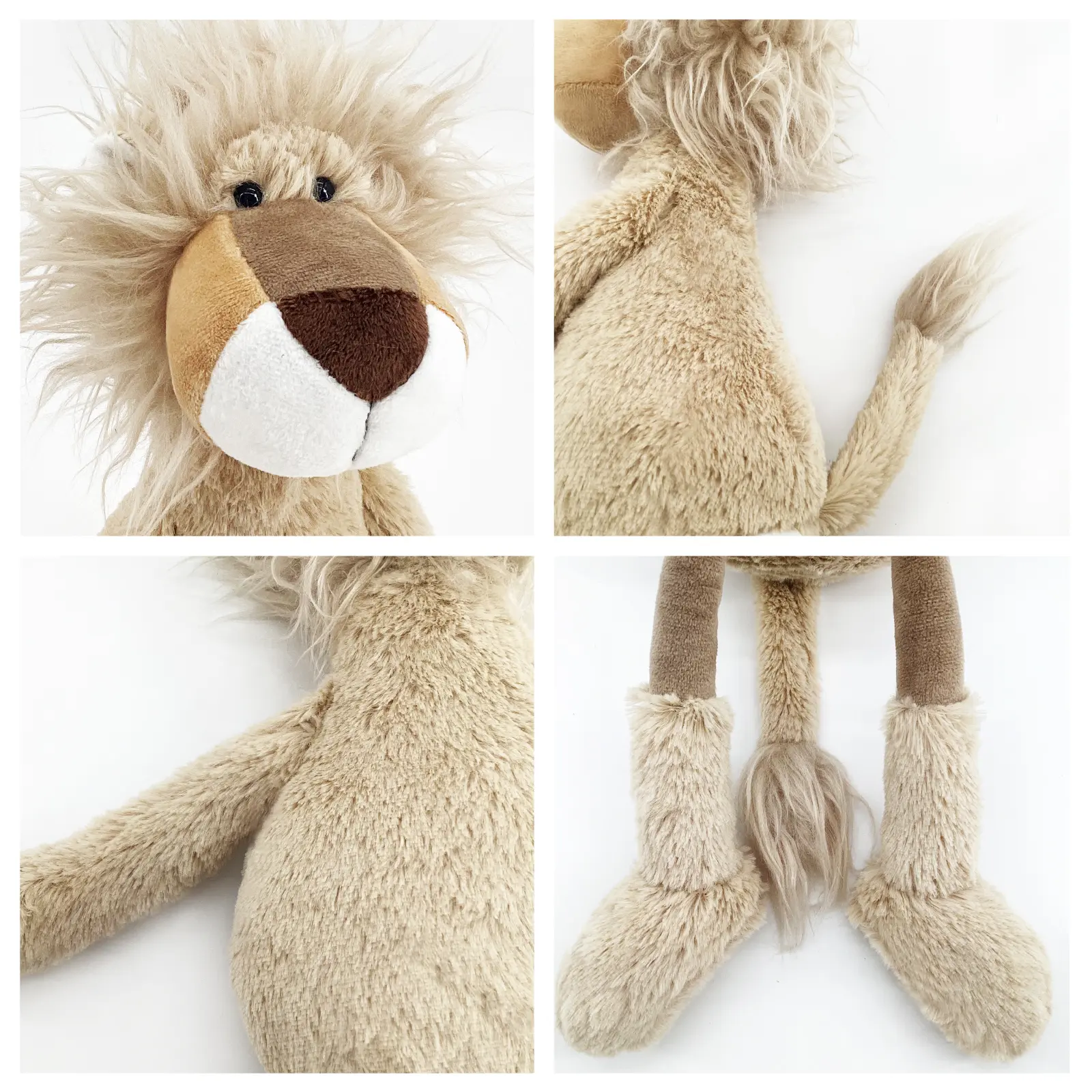 Nice Stuffed Lion High Quality Cute Lion 45cm The Plush Toys Soft Stuffed Animals doll Educational Toys For Children