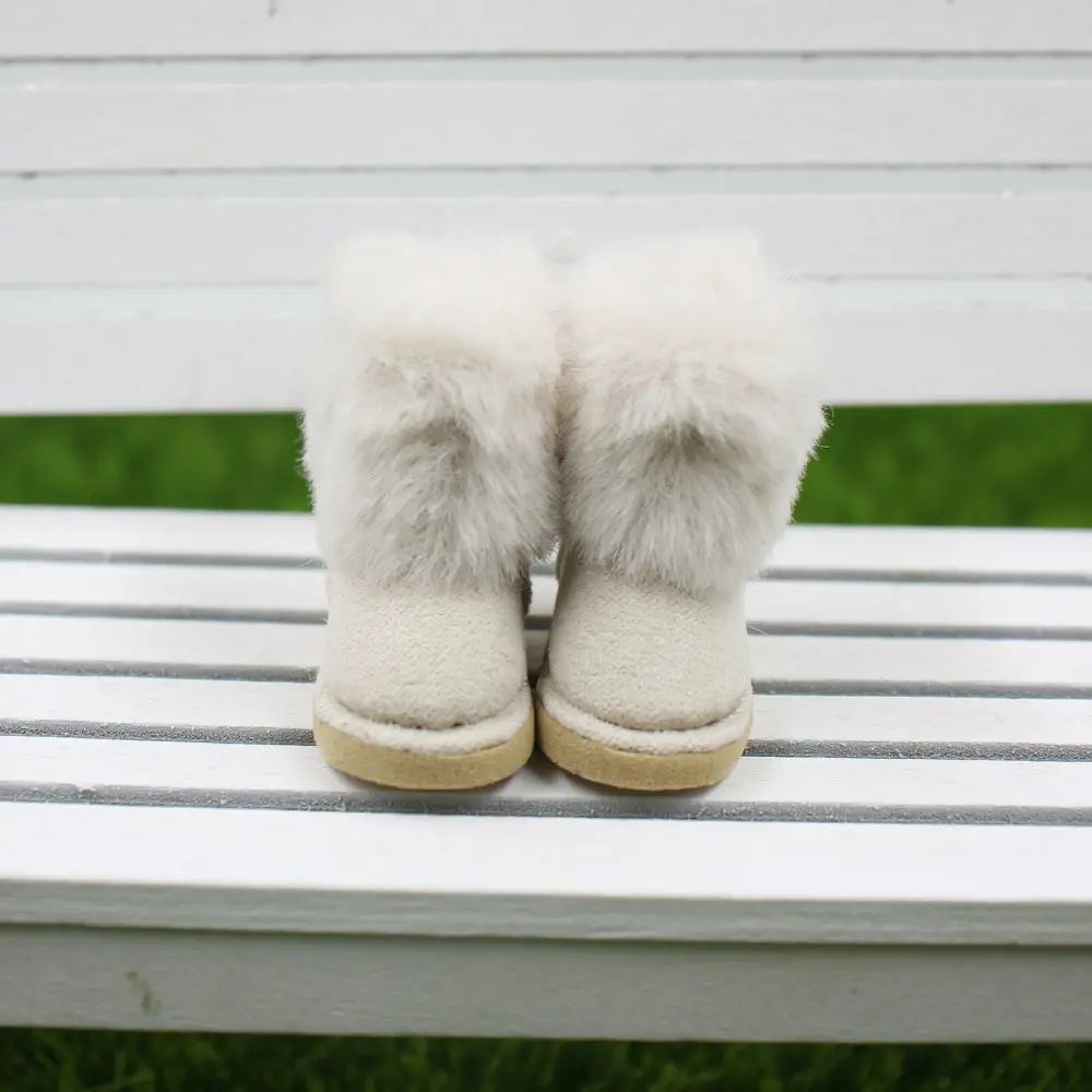 DBS 1/6 blyth DollS Accessoriess Winter Plush Tall Snow Flat Boots Suit Ob24 Anime Girl