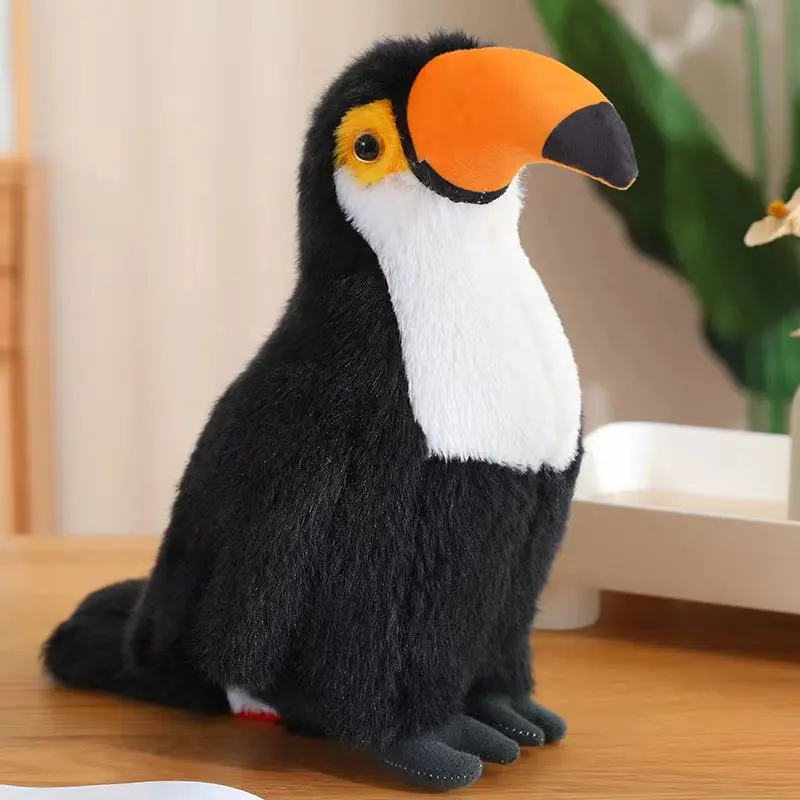 20/30/40cm Simulation Toucan Plush Toy Lovely Cartoon Bird Homdecor Stuffed Dolls Soft Animal Dolls Gift For Kids