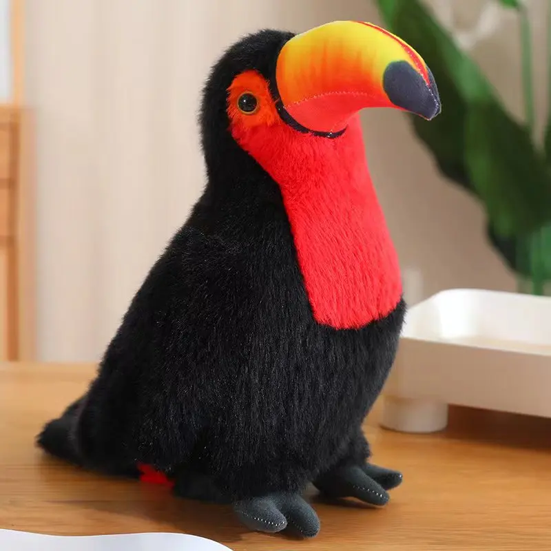 20/30/40cm Simulation Toucan Plush Toy Lovely Cartoon Bird Homdecor Stuffed Dolls Soft Animal Dolls Gift For Kids