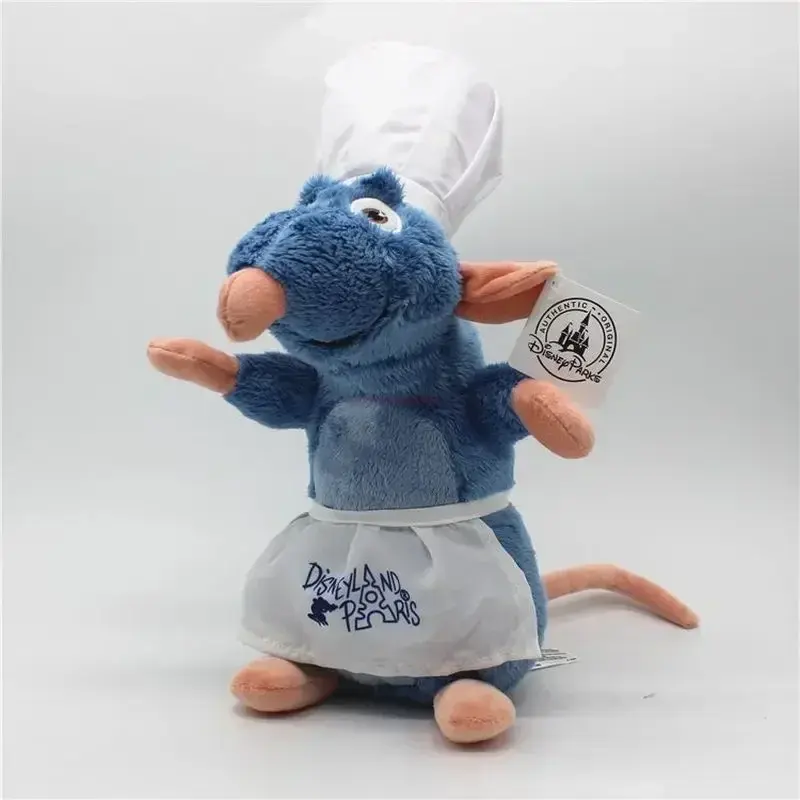 2025 30cm Disney Mouse Ratatouille Remy Plush Kawaii Bread Hat Anime Plushie Stuffed Animals Lovely Room Decor Boy Dolls Gifts