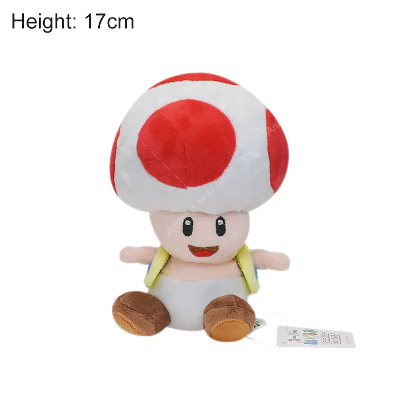 70 Styles Mario Stuffed Plush Toys Yellow Star Fire Flower Princess Peach Toad Goomba Toadette Koopa Classic Game Plush Dolls