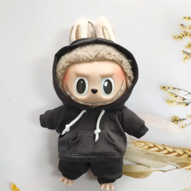 EXO 1/12 Doll LABUBU Hoodie Set Suitable for 15cm Ropa Labubu Doll Toys Casual Sports Hoodies