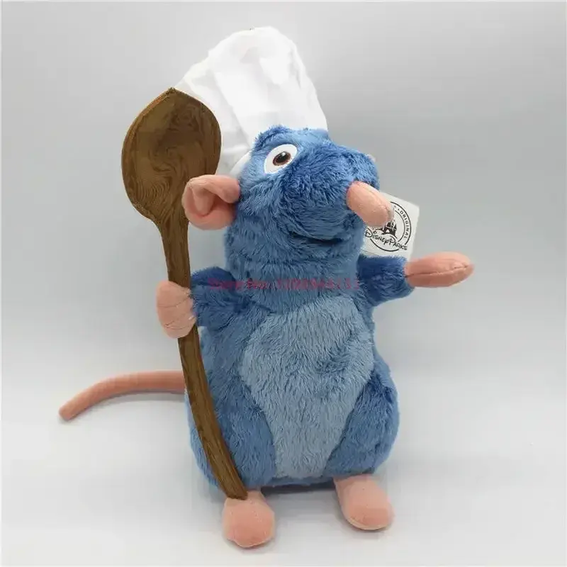 2025 30cm Disney Mouse Ratatouille Remy Plush Kawaii Bread Hat Anime Plushie Stuffed Animals Lovely Room Decor Boy Dolls Gifts