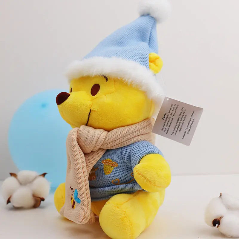 Disney Winnie The Pooh Bear Soft Toys Small Plush Stuffed Animals Cute Cartoon Dolls For Babies Birthday Christmas Baby Gifts