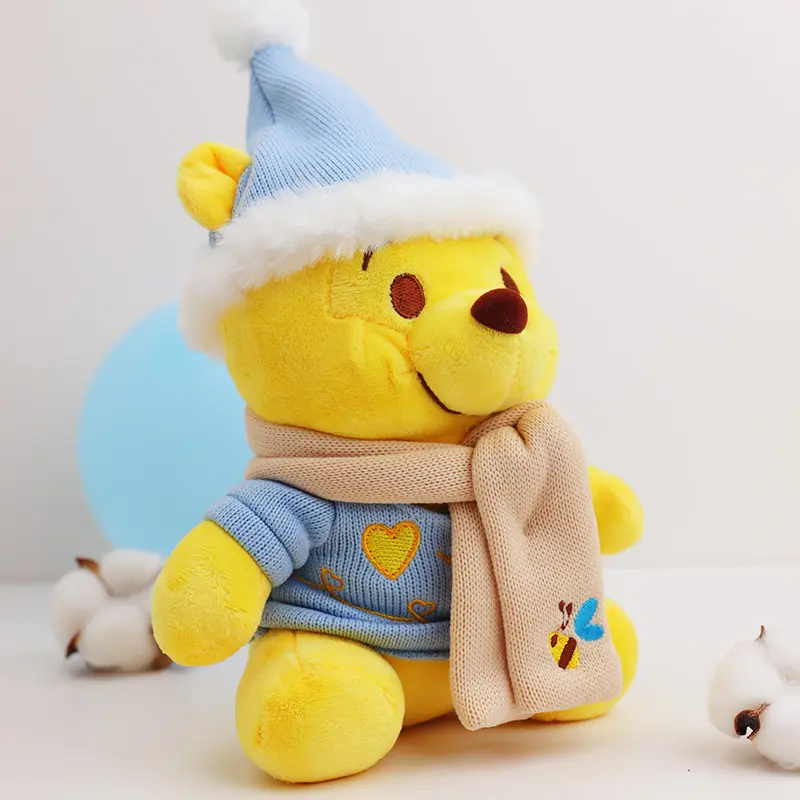 Disney Winnie The Pooh Bear Soft Toys Small Plush Stuffed Animals Cute Cartoon Dolls For Babies Birthday Christmas Baby Gifts