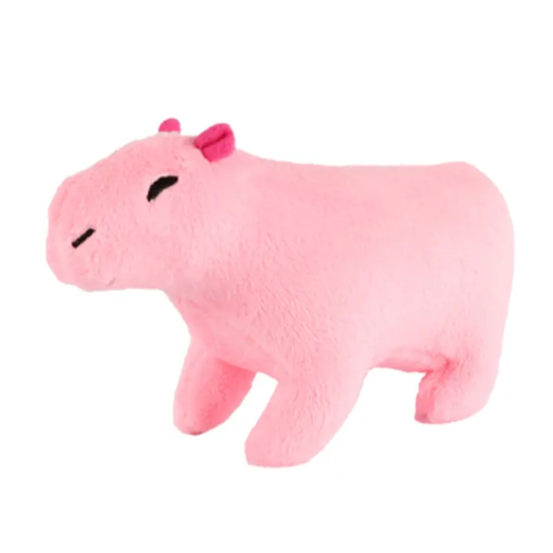 18cm Simulation Capybara Stuffed Animals Plush Toy Fluffy Capybara Doll Soft Toy Kid Birthday Christmas Gift Toy Home Room Decor