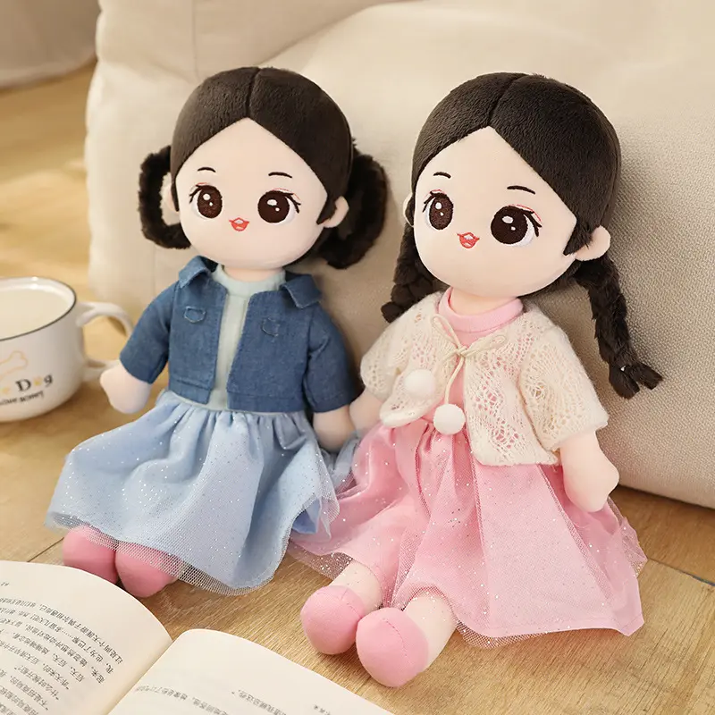 Beautiful Princess Doll Plush Kids Baby Girls Boys Plush Animals Cartoon  Toy Stuffed Soft Lovely Appease Toys Christmas Gift