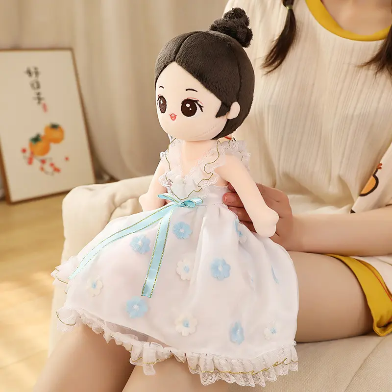 Beautiful Princess Doll Plush Kids Baby Girls Boys Plush Animals Cartoon  Toy Stuffed Soft Lovely Appease Toys Christmas Gift