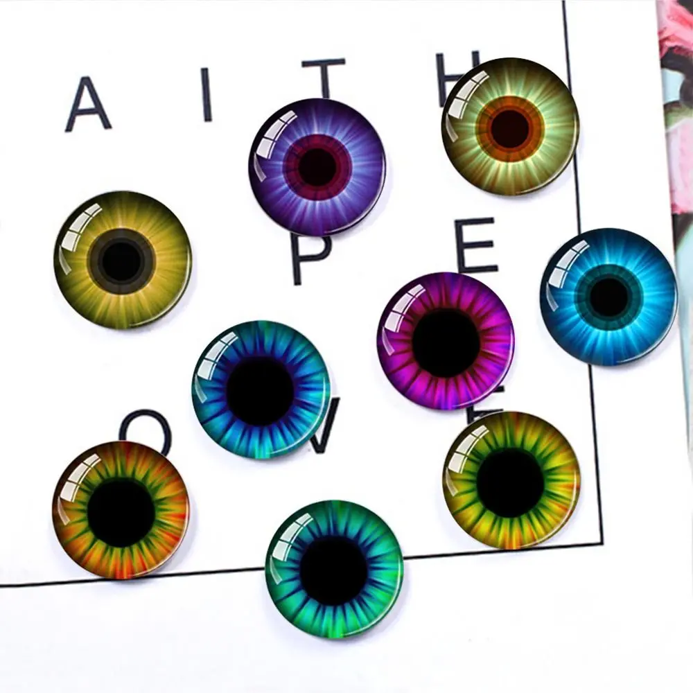 10pairs 6-20mm Safety Glitter Crystal Eyes Glass Patch Crafts Bear Animal DIY Dolls Puppet Accessories Stuffed Toys Parts Eyes