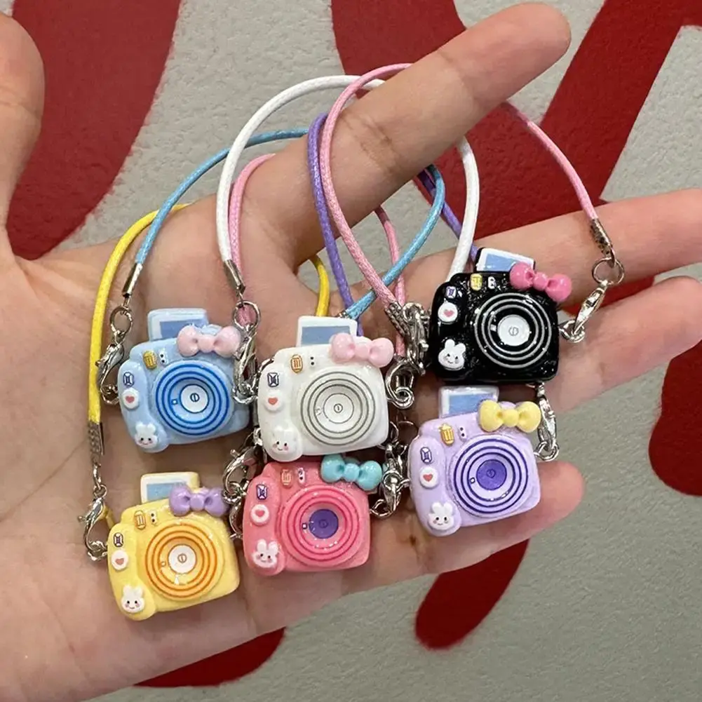 Mini DIY Camera  Doll Accessories Dress Up Plush Toy Suitable for Labubu  Dollhouse Hanging Neck Accessories Dollhouse Pendant
