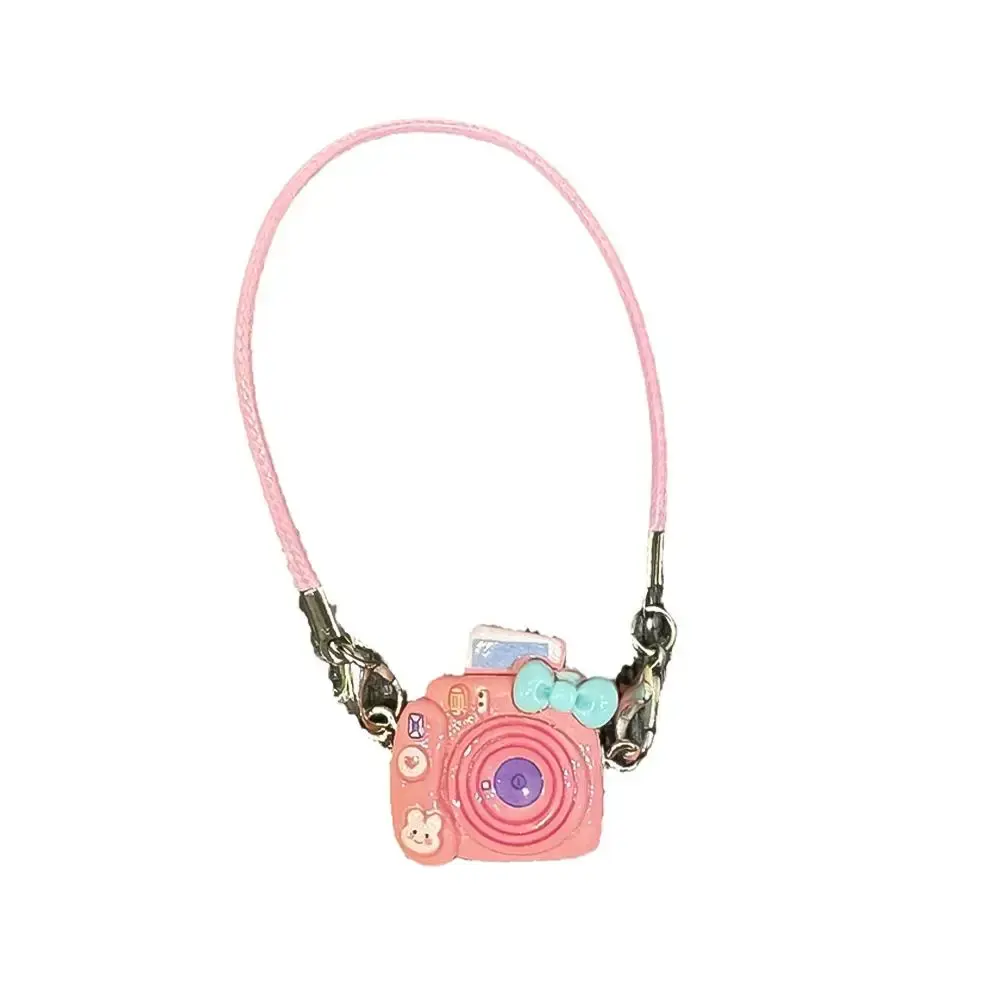 Mini DIY Camera  Doll Accessories Dress Up Plush Toy Suitable for Labubu  Dollhouse Hanging Neck Accessories Dollhouse Pendant