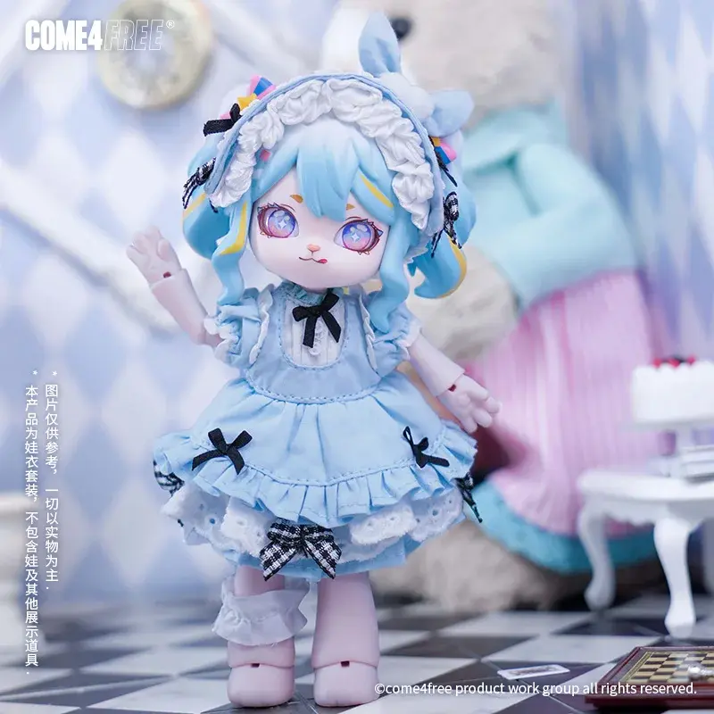 Kawaii Come4free Bonnie 1/12 Bjd Clothes Ob11 Sweet Date Edition Pumpkin Cartoon Peripheral Children Toys Valentine'S Day Gift