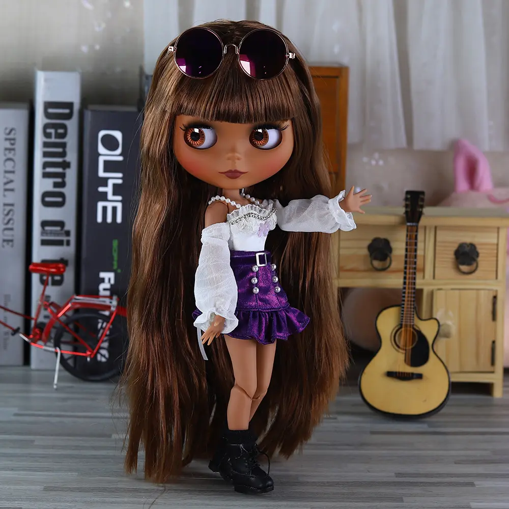 ICY DBS Blyth Doll 1/6 BJD Toy  Joint Body Set for Special Sale Random Eyes 30cm Anime Girl Gift