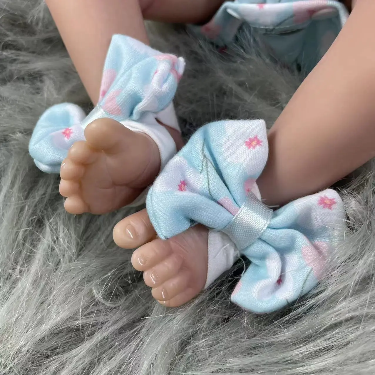 MRB 18 Inches Finished Reborn Baby Dolls Felicia Realistic Lifelike Adorable Newborn Girl Best Birthday Christmas Gift Toy
