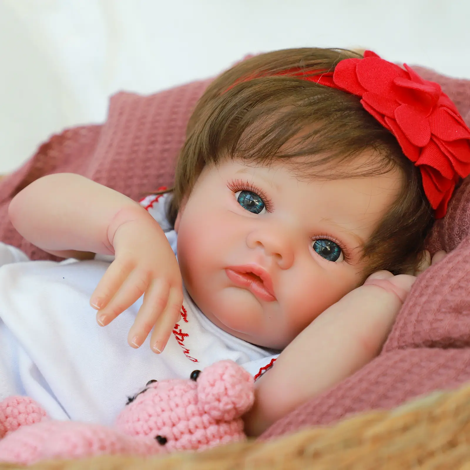 Reborn Baby Dolls Girl -20 Inch Realistic Reborn Baby Dolls Cute Soft Baby Dolls Real Life Baby Lifelike Dolls Gift for Age3+