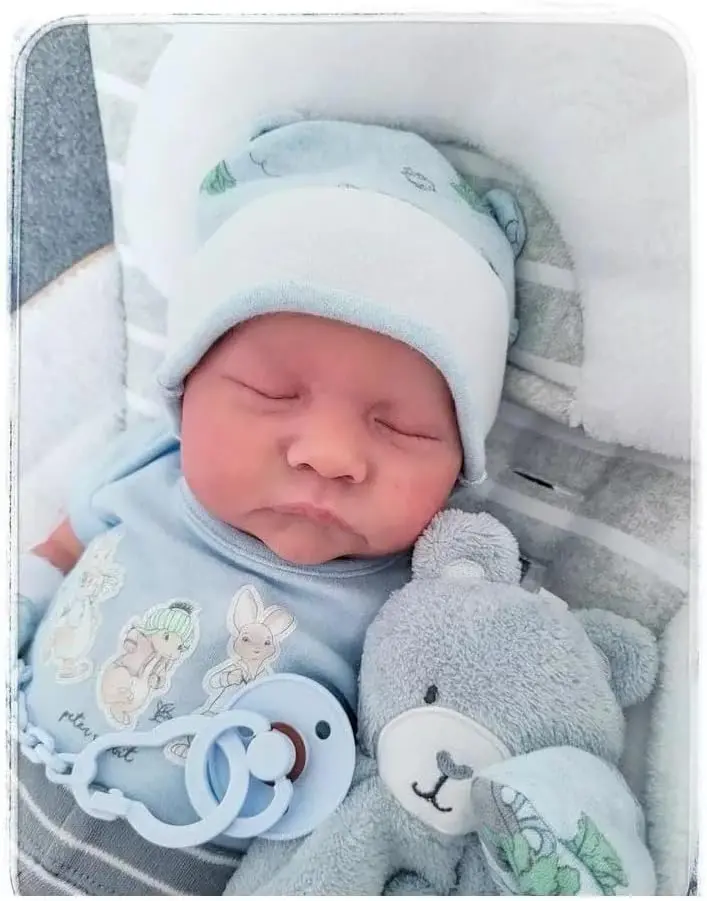 Realistic Reborn Dolls Levi - 18 Inch Lifelike Sleeping Baby Boy That Look Real Soft Cloth Body Newborn Baby Dolls Poseable Adva