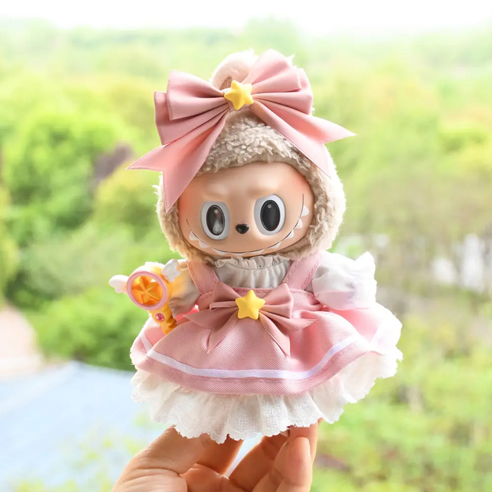 Plush Doll Clothes Cute Plushies Outfit Decorative Cartoon Animal Toy Skirt DIY Kawaii Plush Dolls Dress for Girls Gift