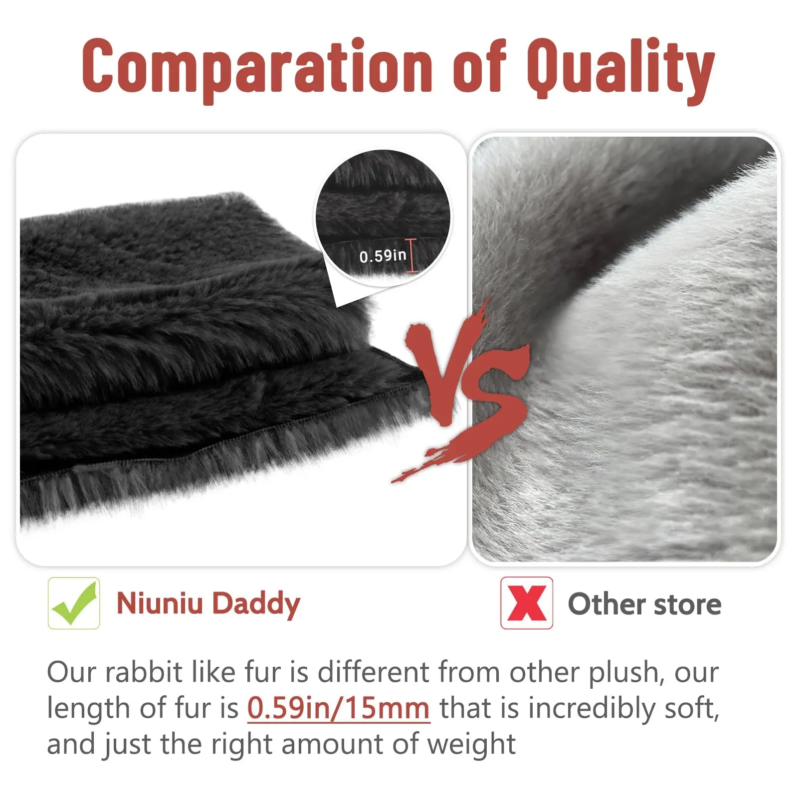 Niuniu Daddy 20" | 3.3 Pound HighIand Cow Weighted Plush Animals Large Highland Cow Pillowfort Stuffed Lap Animal Toys for Kids