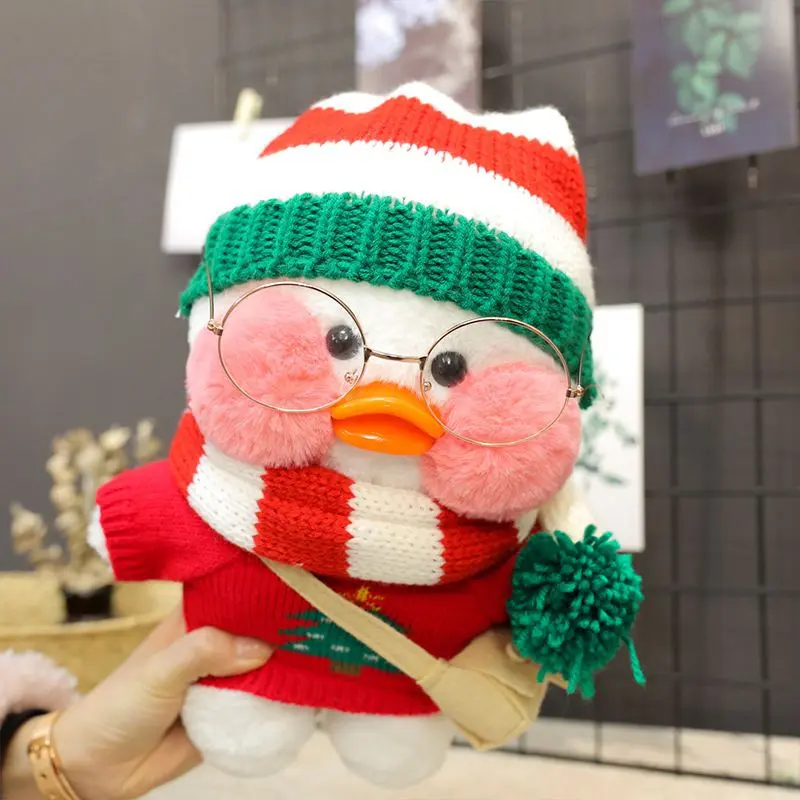 Doll Accessories for 30cm LaLafanfan Cafe Duck Dog Plush Doll Clothes Headband Bag Glasses Outfit for 20-30cm Plush Toy