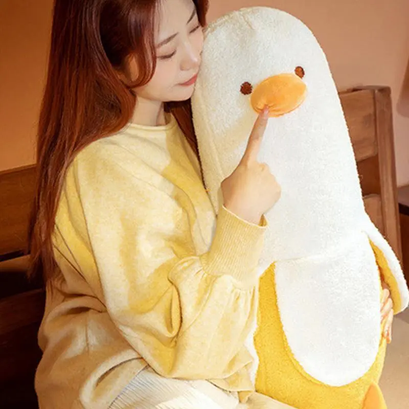 70CM Banana Duck Plush Toy Cute Anxiety Make A Friend Duck Throw Pillow Doll Send Children's Christmas Birthday Presents
