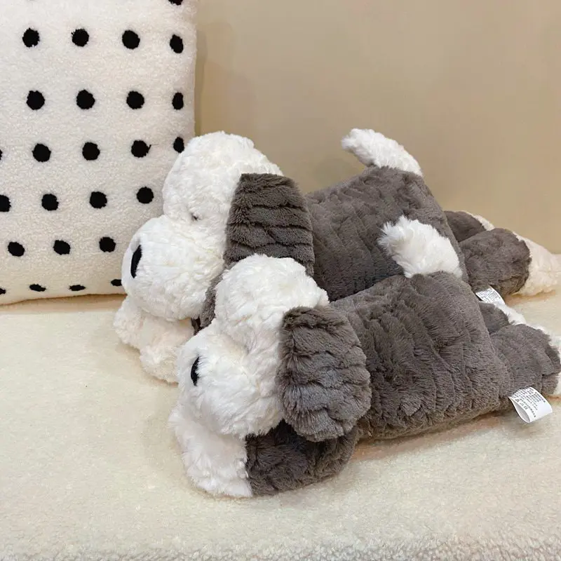 35cm/55cm High Quality Simulation Fluffy Dog Plush Toy Stuffed Lifelike Collie Puppy Doll Home Decor Birthday Gift