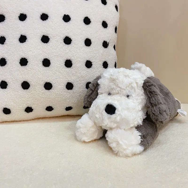 35cm/55cm High Quality Simulation Fluffy Dog Plush Toy Stuffed Lifelike Collie Puppy Doll Home Decor Birthday Gift