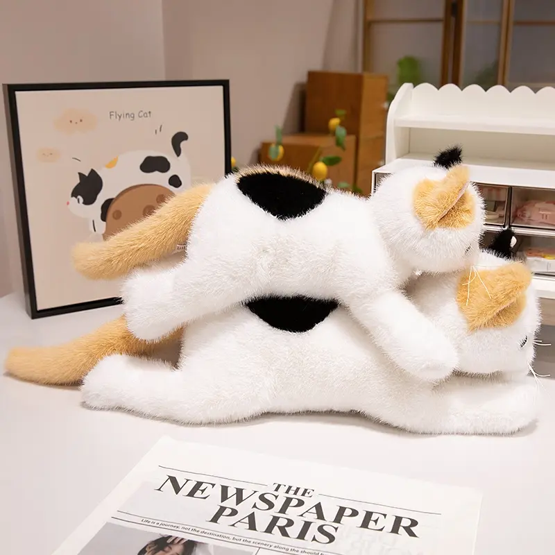 Cute Simulation Ragdoll Cat Plush Toys Soft Stuffed 8 Colour Kitten Model Fake Cat Realist Animals Girls Valentine's Day Gift