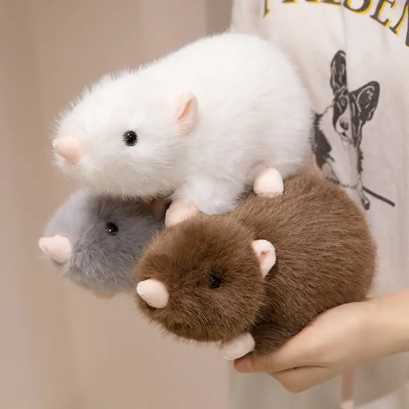 30cm-100cm Simulated Mouse Super Soft Plush Mouse Plushy Doll Stuffed Rat Plush Animal Toys for Children Peluche Mascot Gift