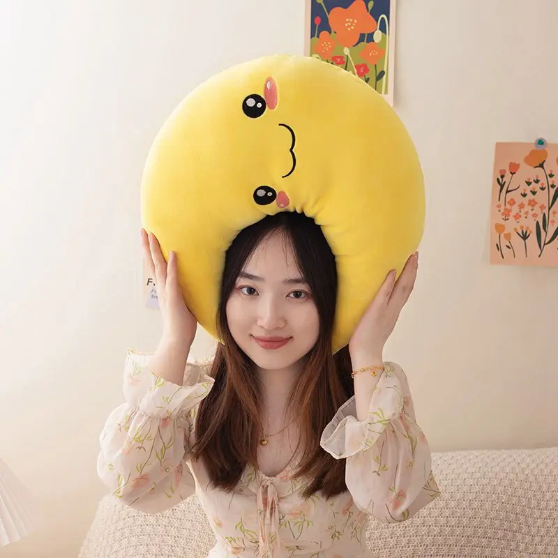 25cm-45cm New Sky Style Funny Moon Soft Plush Toy Baby Cute Throw Pillow Comfort Dolls Home Decor Xmas Gift Kids
