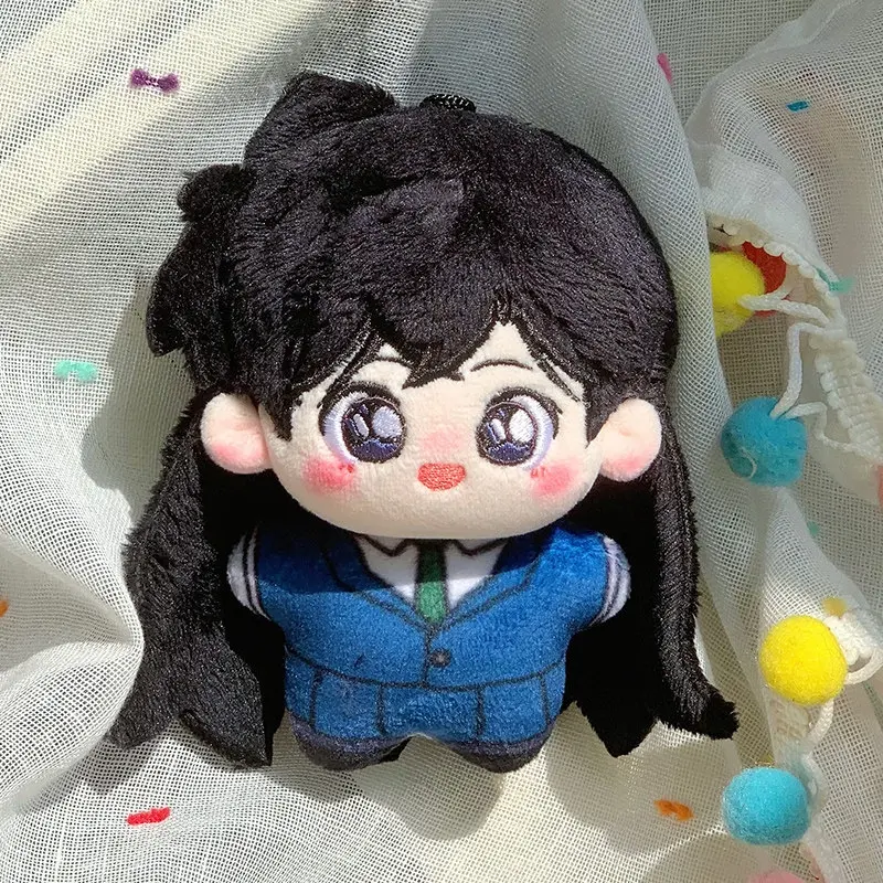 10cm Anime Detective Conan Plush Doll Soft Fashion Cute Model Cartoon Figure Home Mini Pendant Decoration Kids Birthday Gift