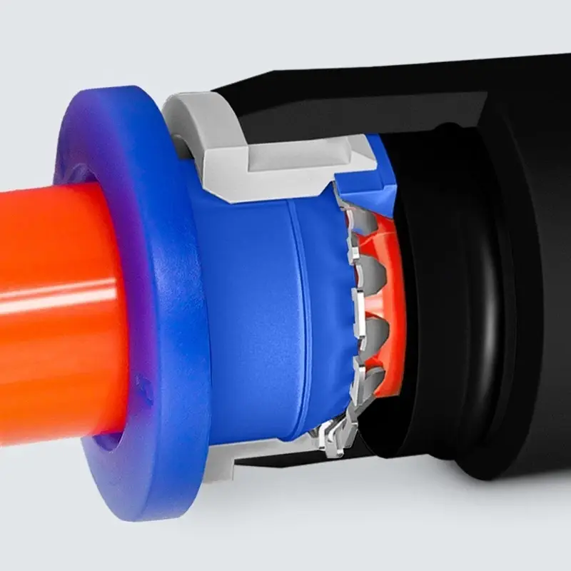 Pneumatic Quick Connector Pipe Air Quick Release Connector Hose 4 6 8 10 12 14 16mm PU PV PE PY PZA PK SA PM HVFF Blue Plastic