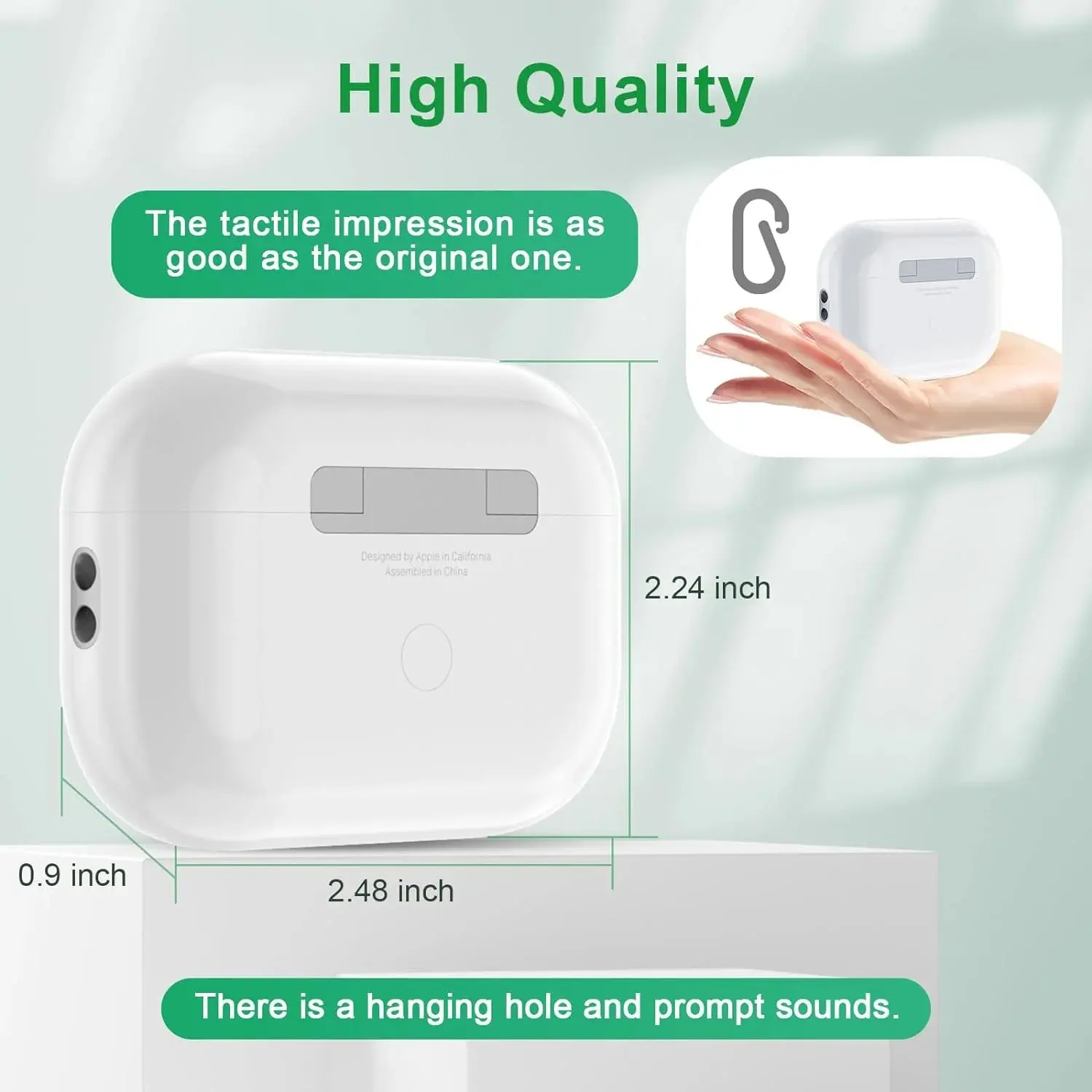 Bluetooth Headphone Wireless Charging Case For AirPods Pro 1 2 3 Charger Box Charging Compartment Replacement For AirPods 3&4bin