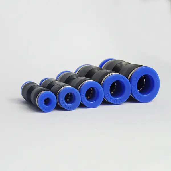 1Pcs PU4 PU6 PU8 PU10 PU12 PU14 PU16 Straight Push in Fitting Pneumatic Push to Connect Air Quick Fitting
