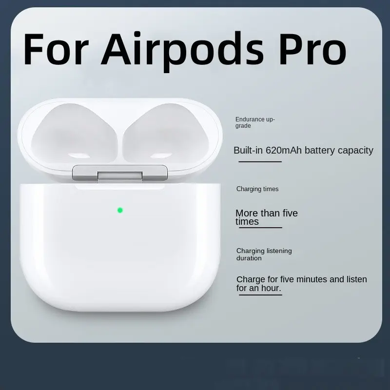 Bluetooth Headphone Wireless Charging Case For AirPods Pro 1 2 3 Charger Box Charging Compartment Replacement For AirPods 3&4bin