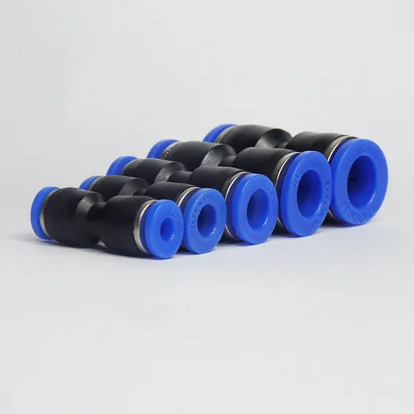 1Pcs PU4 PU6 PU8 PU10 PU12 PU14 PU16 Straight Push in Fitting Pneumatic Push to Connect Air Quick Fitting