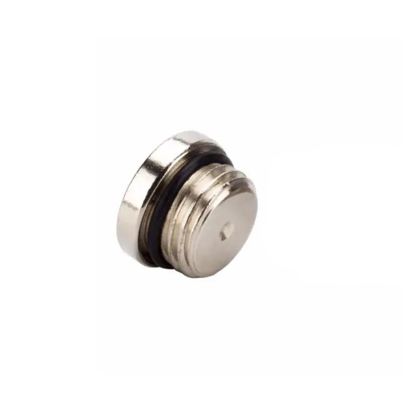 Quick plug M5 1/8 1/4" 3/8" 1/2" 3/4" copper inner hexagonal plug with sealing ring G Thread plug copper End Cap For Pneumatic