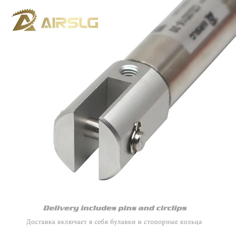 CJ2D Double clevis with pins Mini Pneumatic Cylinder Double Acting Single Rod 10mm 16mm Bore 5~200mm Stroke Air Cylinder CJ2D16