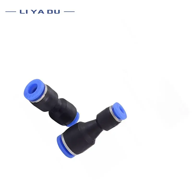 5/10pcs PG6-4 PG8-6 PG10-8 PG12-8 Pneumatic Hose Fittings Plastic Quick Connector for Air Water Tube Push in Straight Design