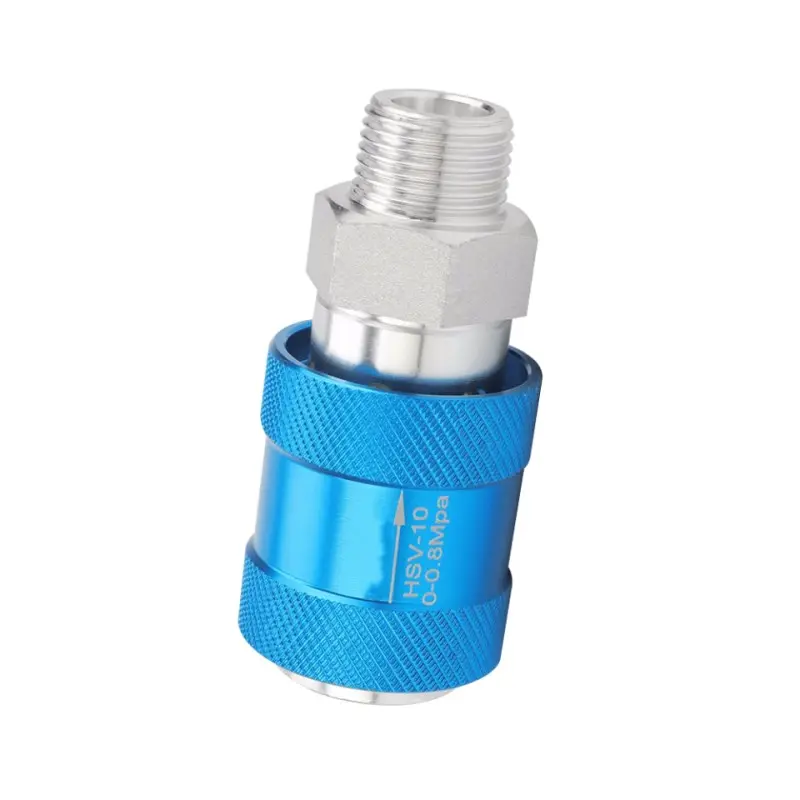 HSV-06 HSV-08 HSV-10 HSV-15 HSV-20 HSV-25 Pneumatic Hand Slide Valve Flow Control Manual Switch G1/8 1/4 3/8 1/2 BSPT Thread