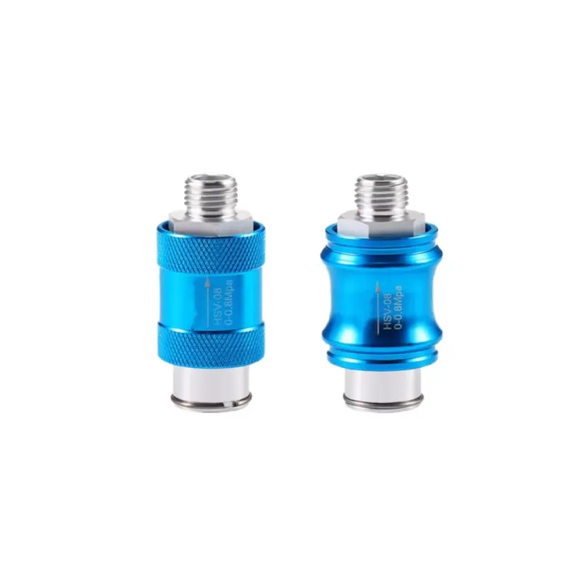 HSV-06 HSV-08 HSV-10 HSV-15 HSV-20 HSV-25 Pneumatic Hand Slide Valve Flow Control Manual Switch G1/8 1/4 3/8 1/2 BSPT Thread