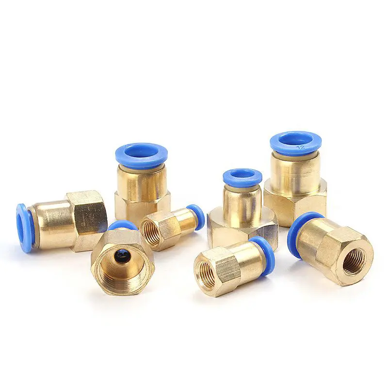 Pneumatic Air Connector Fitting PC PCF PL PB PX PLF 4mm 6mm 8mm 10mm Thread 1/8 1/4 3/8 1/2 Hose Fittings Pipe Quick Connectors